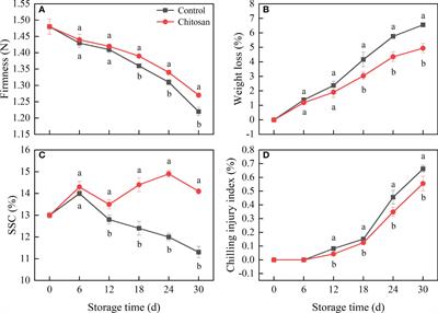 Chitosan treatment reduces softening and chilling injury in cold-stored Hami melon by regulating starch and sucrose metabolism